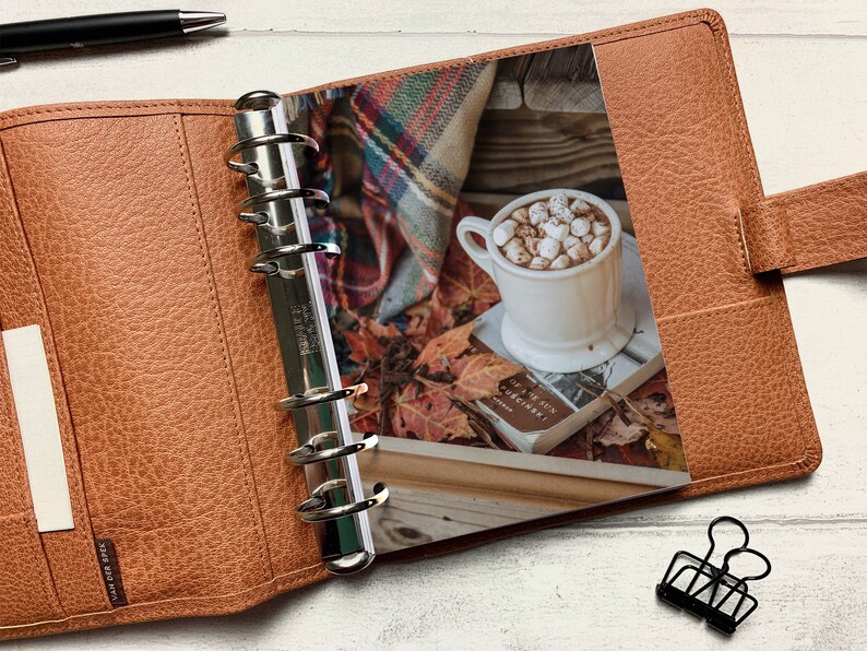 Autumn Hot Chocolate & Blanket Dashboard Fits A5 B6 Etsy