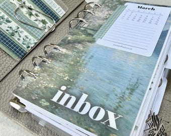 Painted Lake Inbox Dashboard - Choose Your Size - Ring or Disc Planners - Combined Postage Available