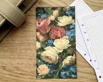 Painted Flowers Dashboard - Choose Your Size - Ring or Disc Planners - Combined Postage Available