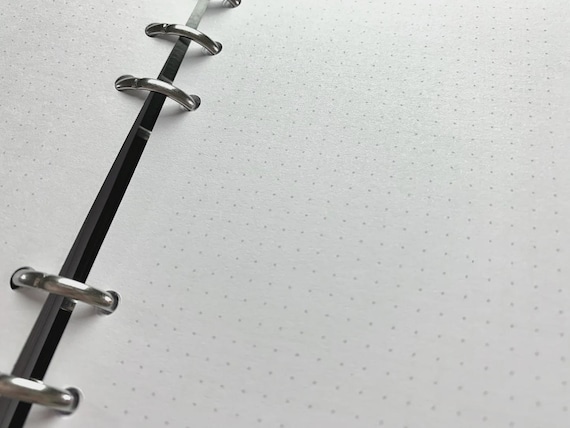 Dot Grid Paper - Cut and Punched for Your Own Layouts - Bright White, Smooth 28lb, 100gsm Paper.