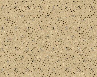 Kansas Troubles FAVORITES 2019 moda fabric by the yard multicolor splattered dots on tan 9600-11