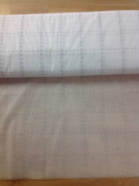 Watercolor 2 1//2/" Grid Fusible Printed Interfacing Single Panel Off the Bolt
