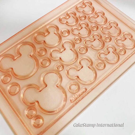 Mickey Mouse Rubber Mat Mouse Texture Disney Rubber Stamp Etsy