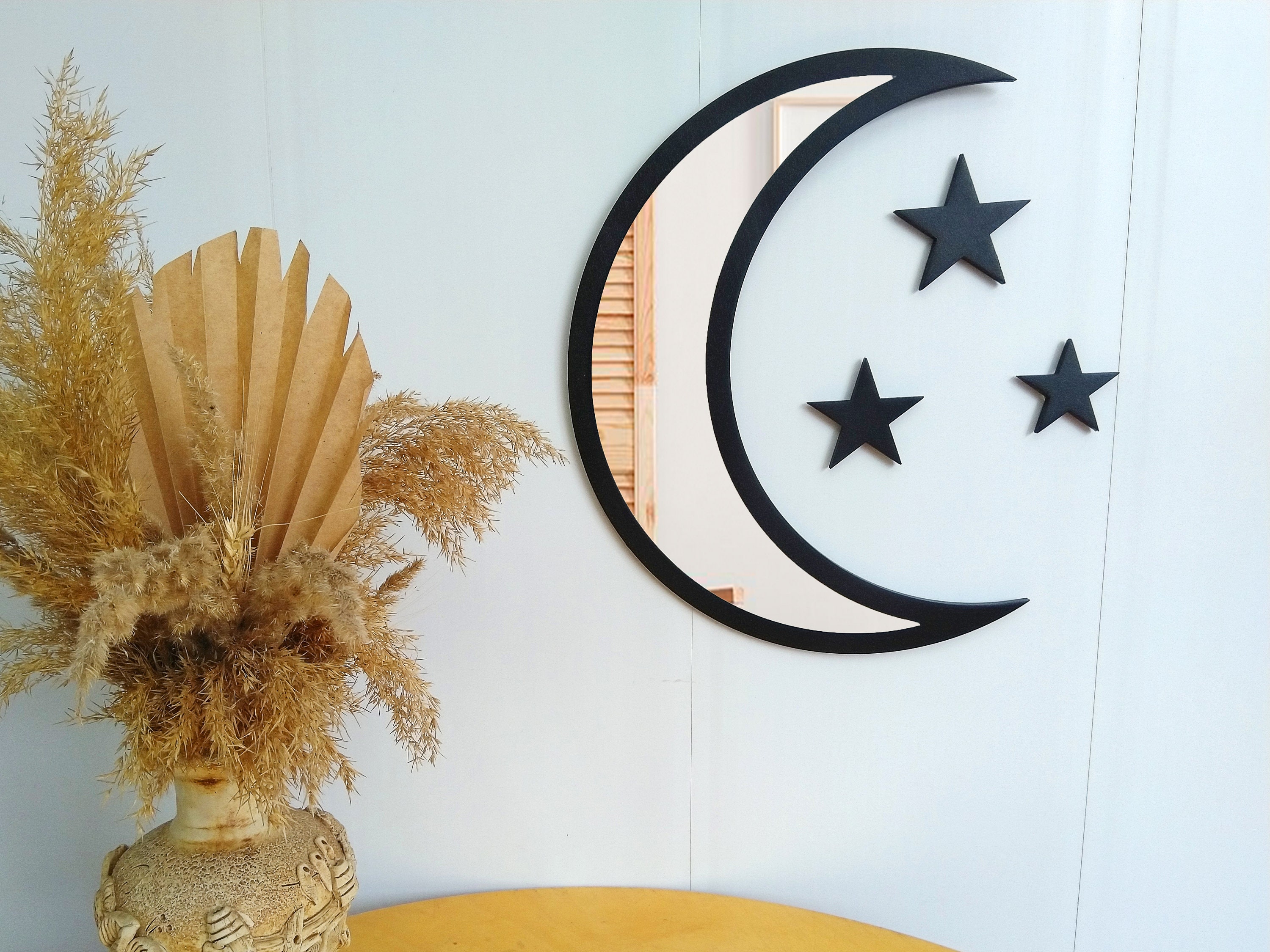 ☆素敵 スピリチュアルな装飾 月の満ち欠け ミラー 【公式通販】