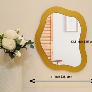 Small Decorative Asymmetrical Wall Mirror - Etsy
