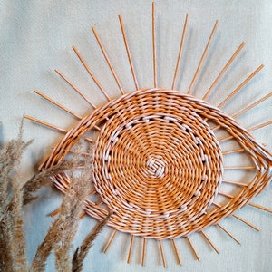 Evil eye wall decor, Living room boho wall decor third eye, Bedroom bohemian art all seeing eye