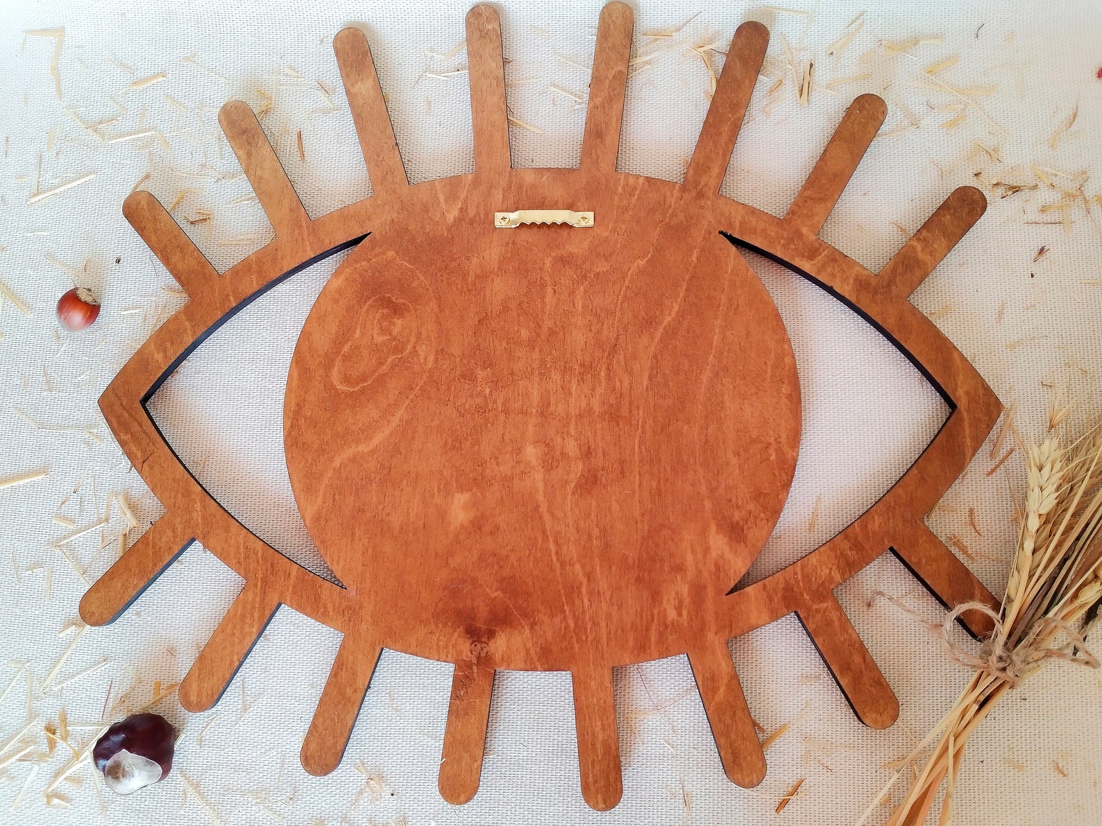 All Seeing Eye Mirror Wall Decor Black Accent Evil Eye Wall Etsy