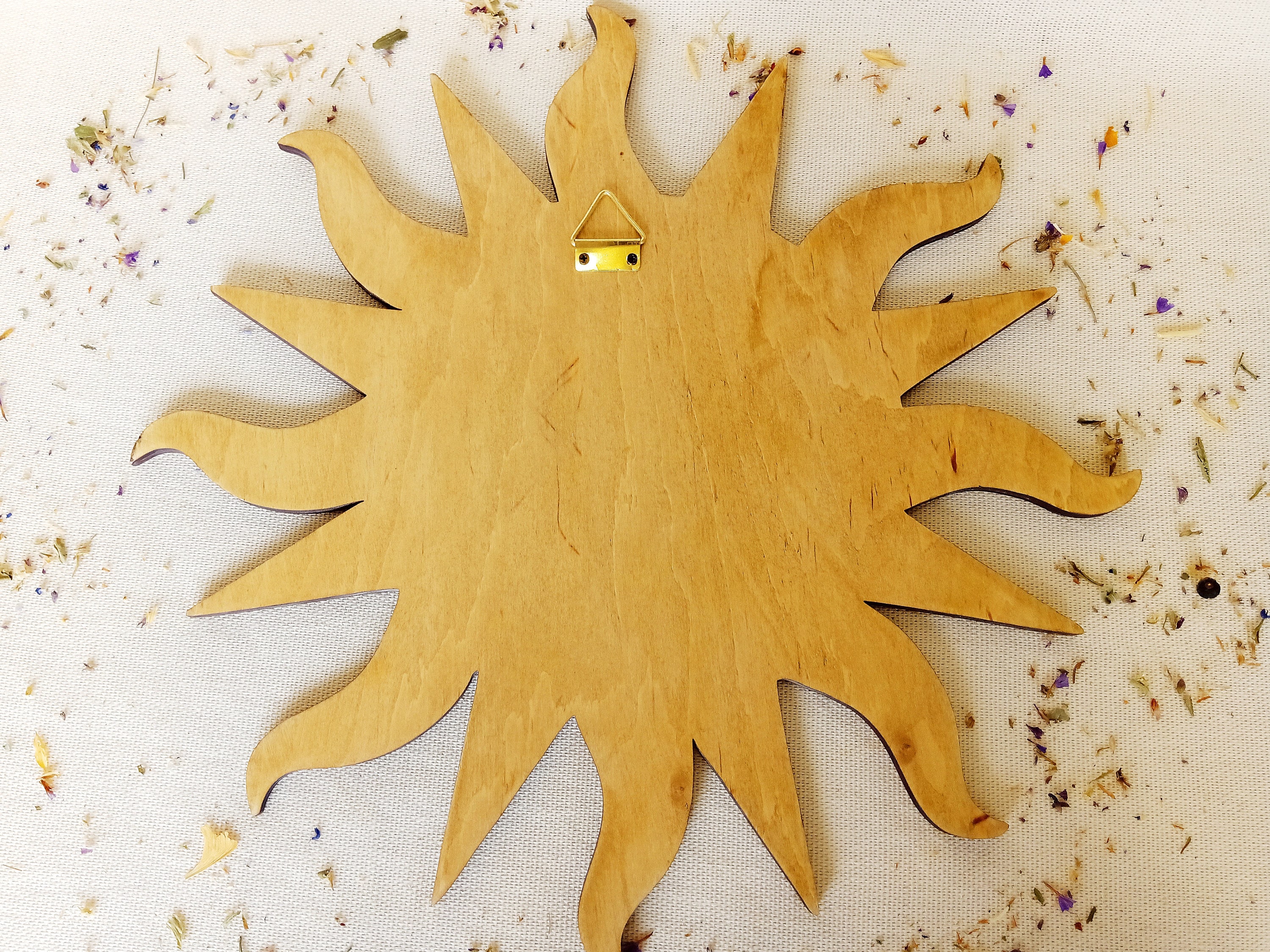 ガーナ　丸顔の太陽月　木製の顔彫刻 アートオブジェ 太陽と月の装飾、月の顔、木製の太陽の顔、木製の太陽と月の壁アート