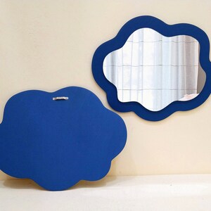 Cloud Wavy Wall Mirror, Oval Wavy Mirror for Nursery, Asymmetrical Decorative Mirror - Etsy