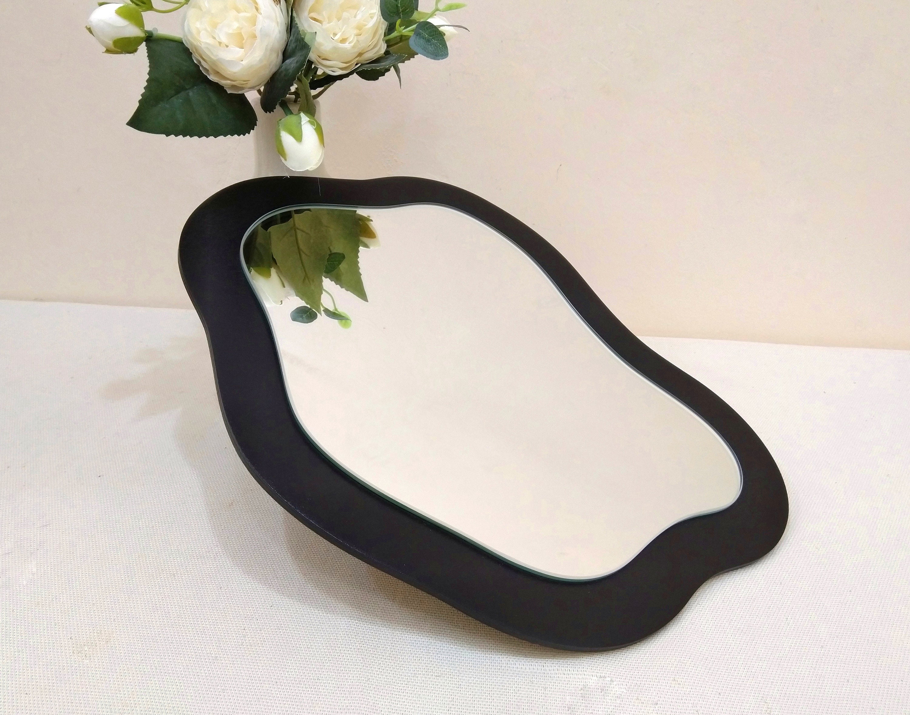 Pink Mirror Wall Decor, Small Wall Mirror, Funky Mirror for Pink Mirror Wall Decor, Small Wall Mirror, Funky Mirror for