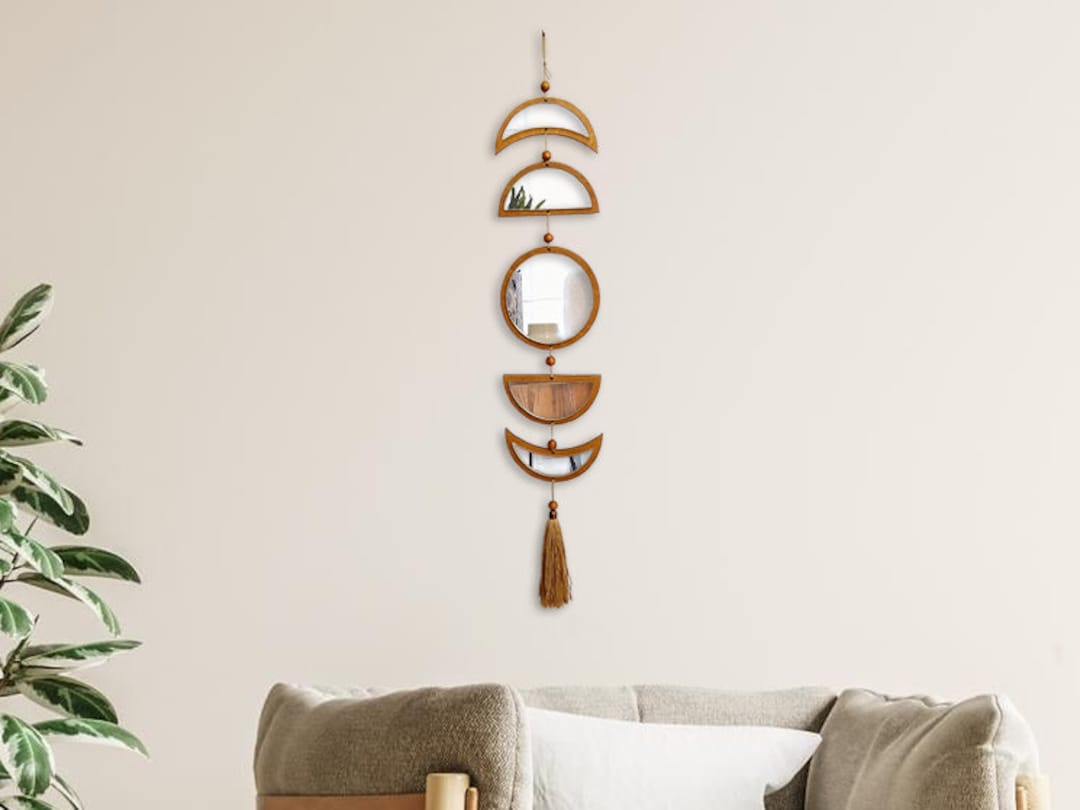 スピリチュアルな装飾 ミラー 素敵 月の満ち欠け