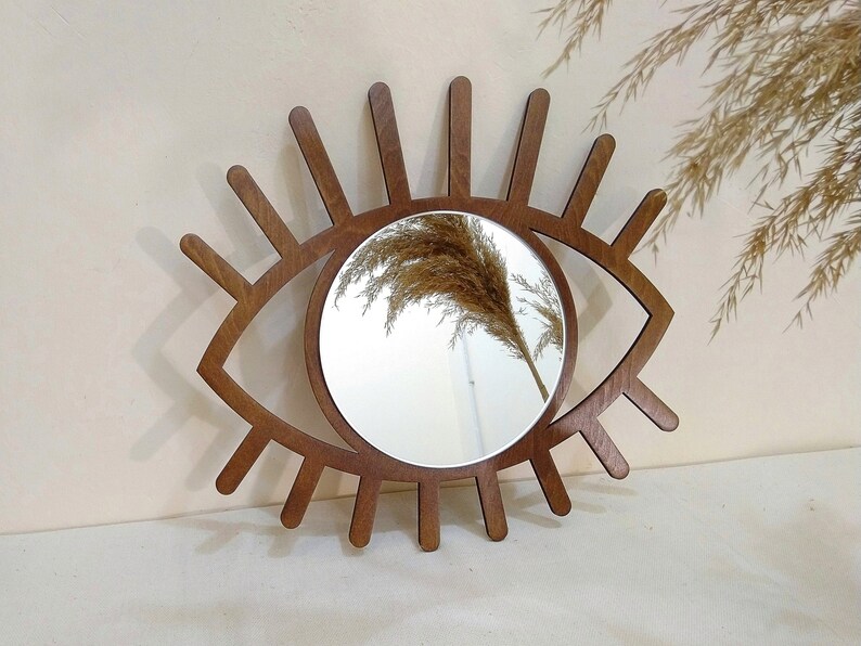 Evil Eye Mirror Wall Decor All Seeing Eye With Small Round Etsy