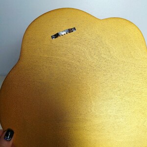 Pu&ograve; includere: Una targa in legno a forma di nuvola di colore dorato con un gancio di metallo per appendere sul retro.