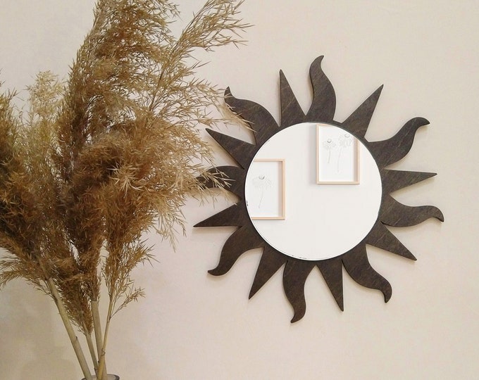 2 Glamorous Sunburst Mirror Set 29, Sunburst Mirror, Starburst Mirror ...