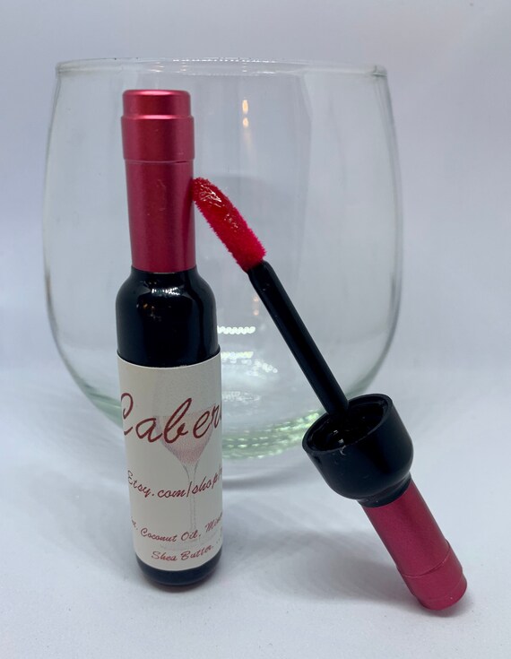 Organic Lip Tint Wine Bottle Organic Lip Gloss Organic Etsy