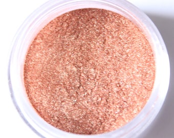 Organic Eyeshadow Fire Rose Shimmer Mineral Eye Shadow,  Highly Pigmented, Organic Eyeshadow, Loose Eyeshadow, Natural Eyeshadow