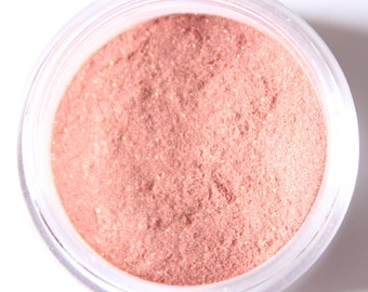 Organic Eyeshadow Pinky Pink Shimmer Mineral Eye Shadow, Highly Pigmented, Organic Eyeshadow, Loose Eyeshadow, Natural Eyeshadow