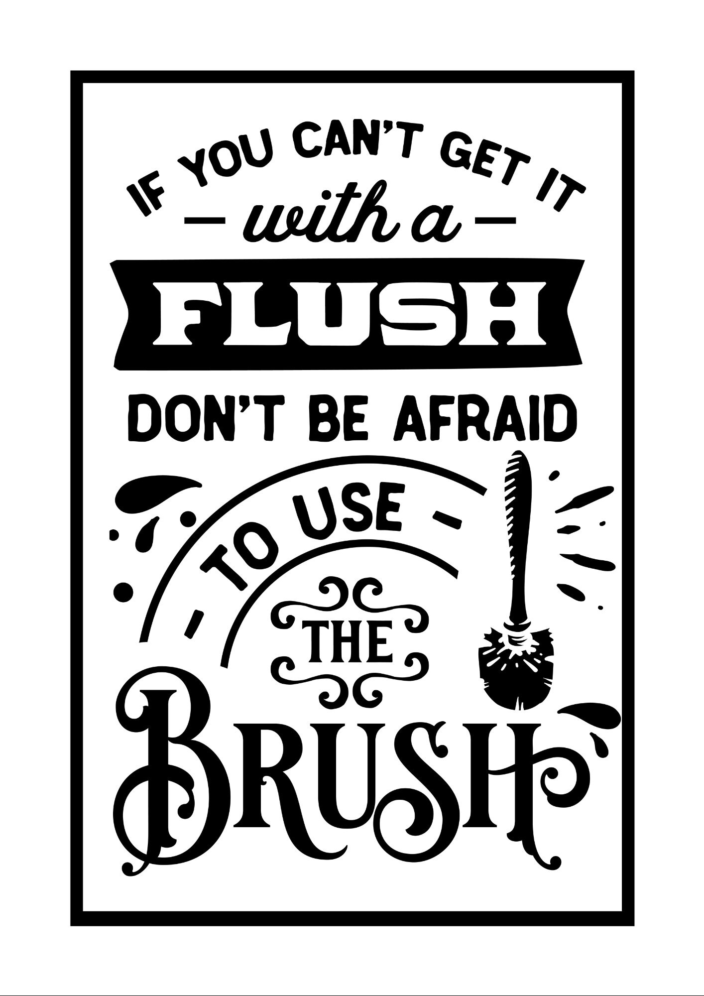 Impresiones de la pared del baño decoración del baño | Etsy