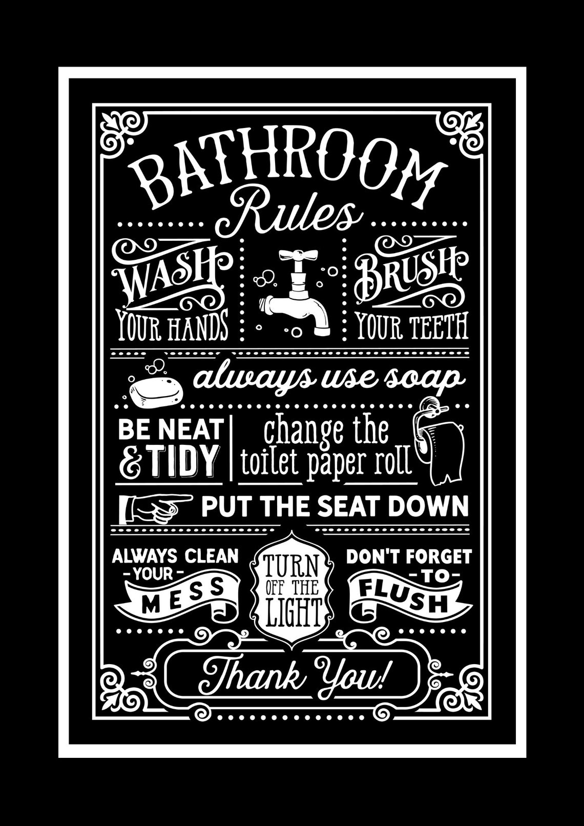 Bathroom Wall Prints Bathroom Decor Bathroom Prints Etsy UK