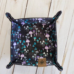 Whimsical Mushrooms Valet Tray by Hoosier Hank Co, Gift for him, her, or them