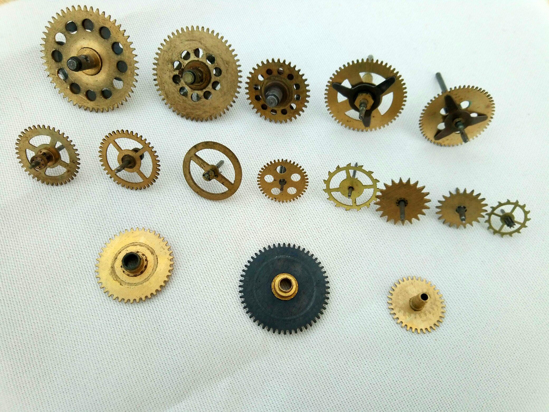 Craft Supplies & Tools Jewelry Making & Beading Brass Parts Clock ...