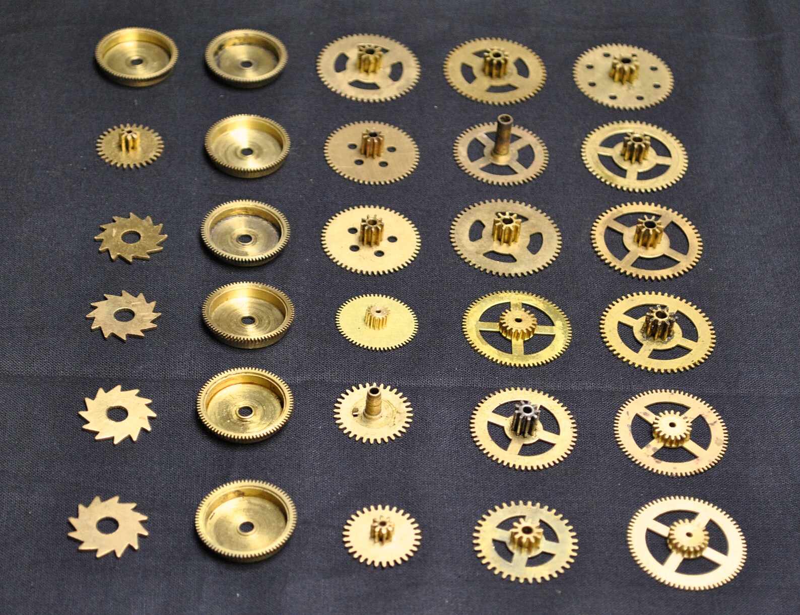 Brass Gears Clock Gears Clock Parts Clock Mechanism Gears Etsy