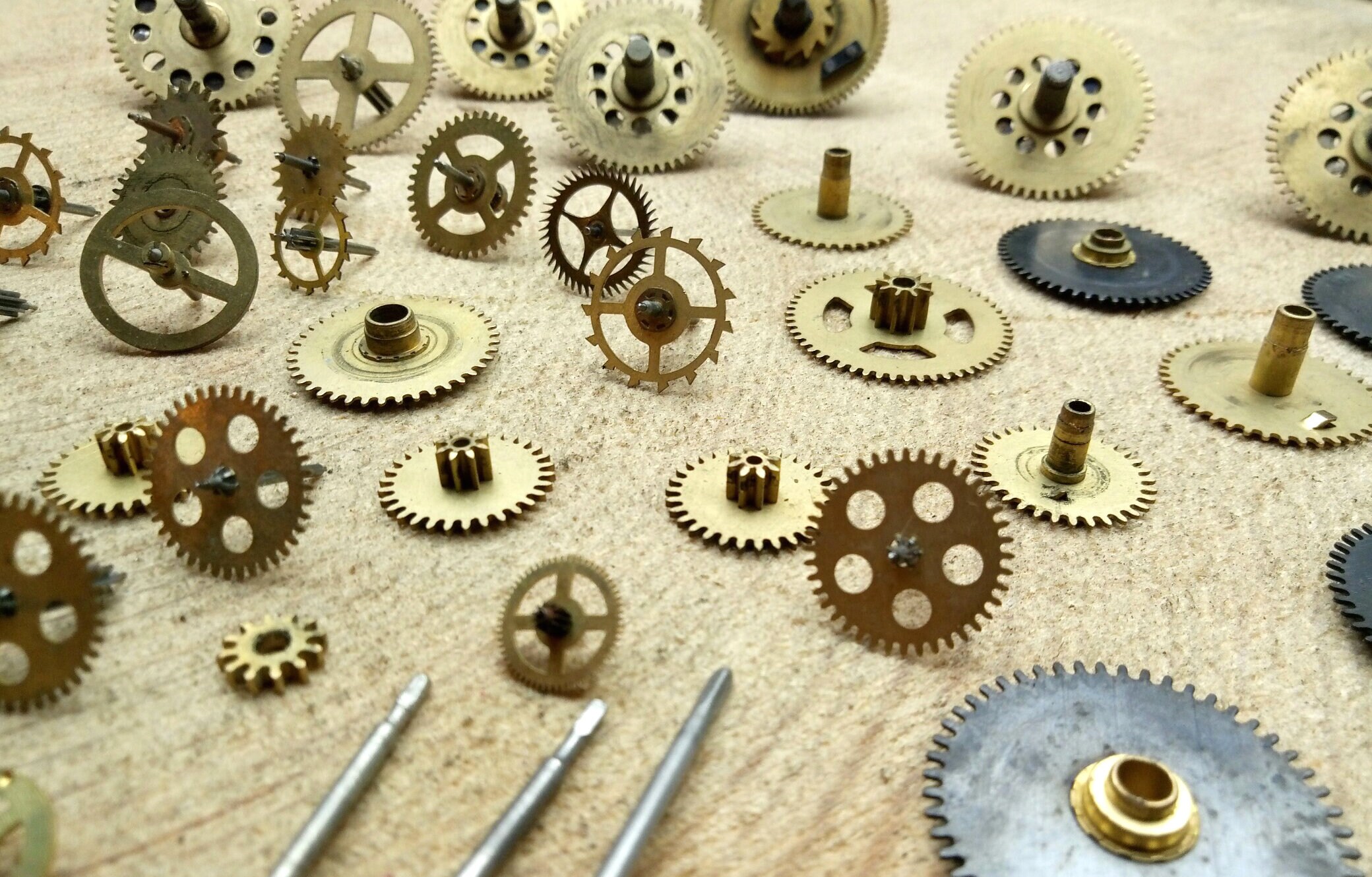 Brass Gears Clock Gears Clock Parts Clock Mechanism Gears Etsy