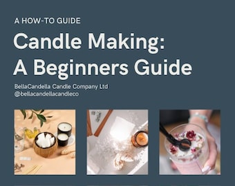 eBook Guide du débutant sur la fabrication de bougies (téléchargement instantané)