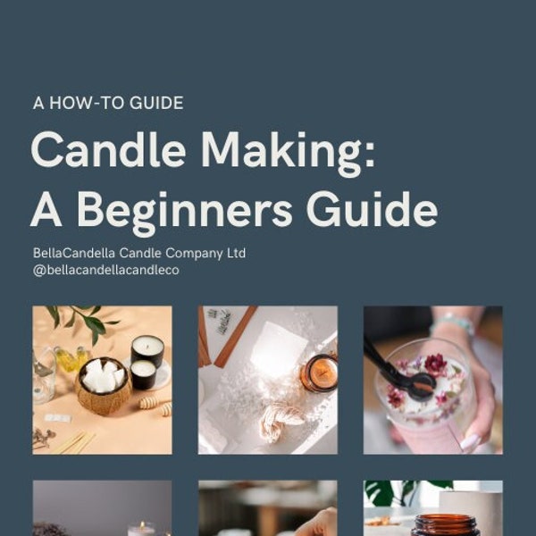 Candle Making eBook | Step by Step Guide to Candle Making for Beginners | Instant Download