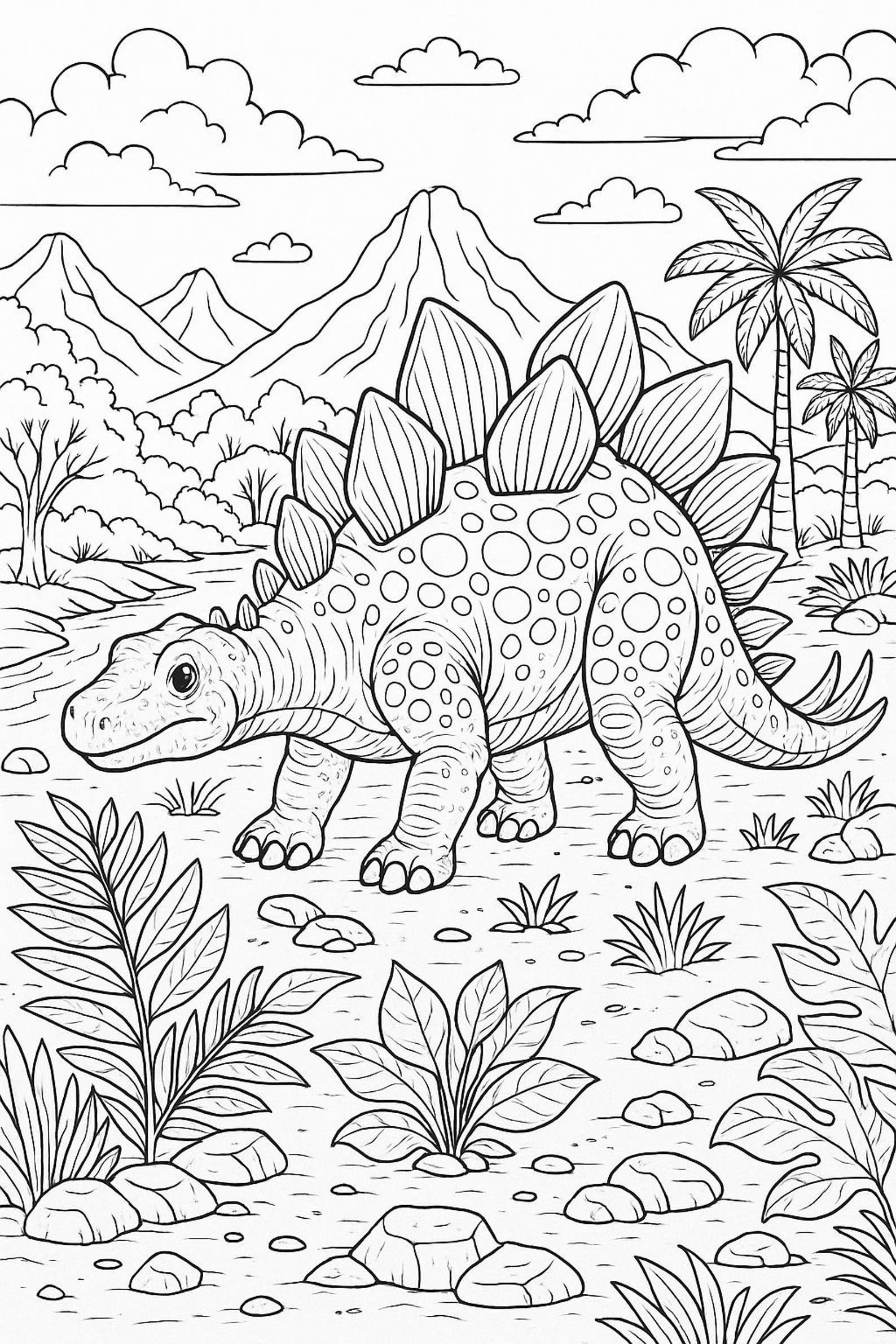 Printable Dinosaur Coloring Pages for Kids – 5 Fun Dinosaur Sheets ...