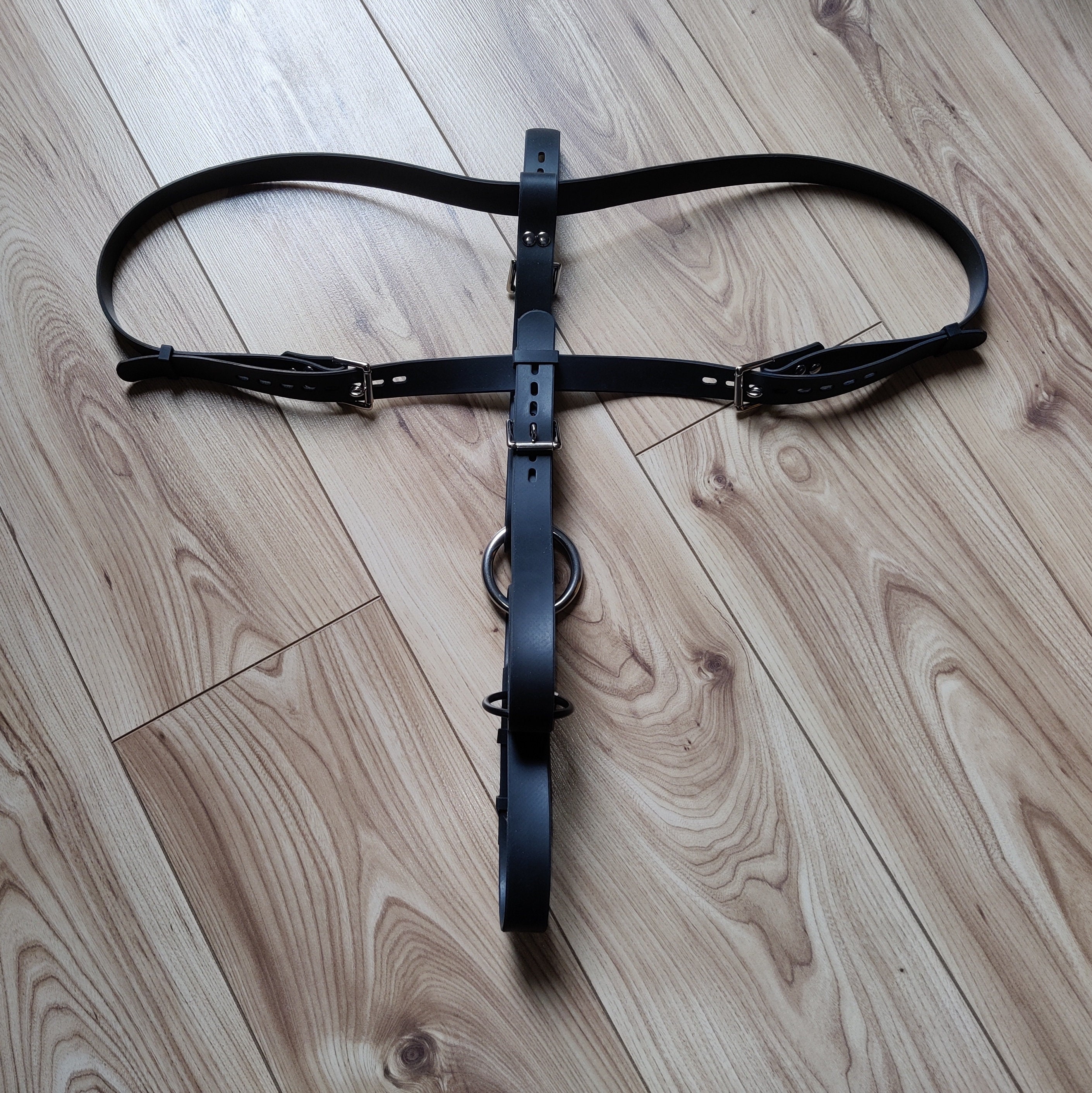 Verschluss Tunnel Plug Harness Gummi Veganes Leder Etsy