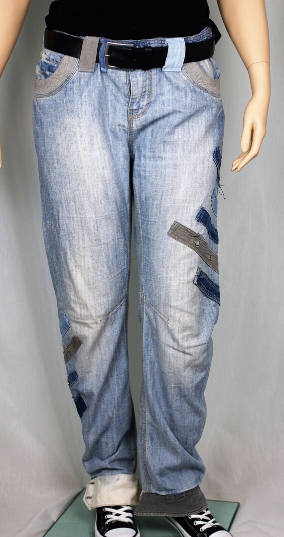 strips jeans for boys