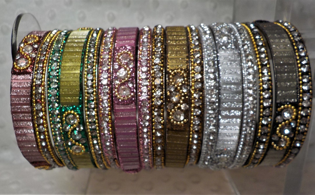 Set of 6 Indian Bangles Baby Shower Bangles Traditional Etsy