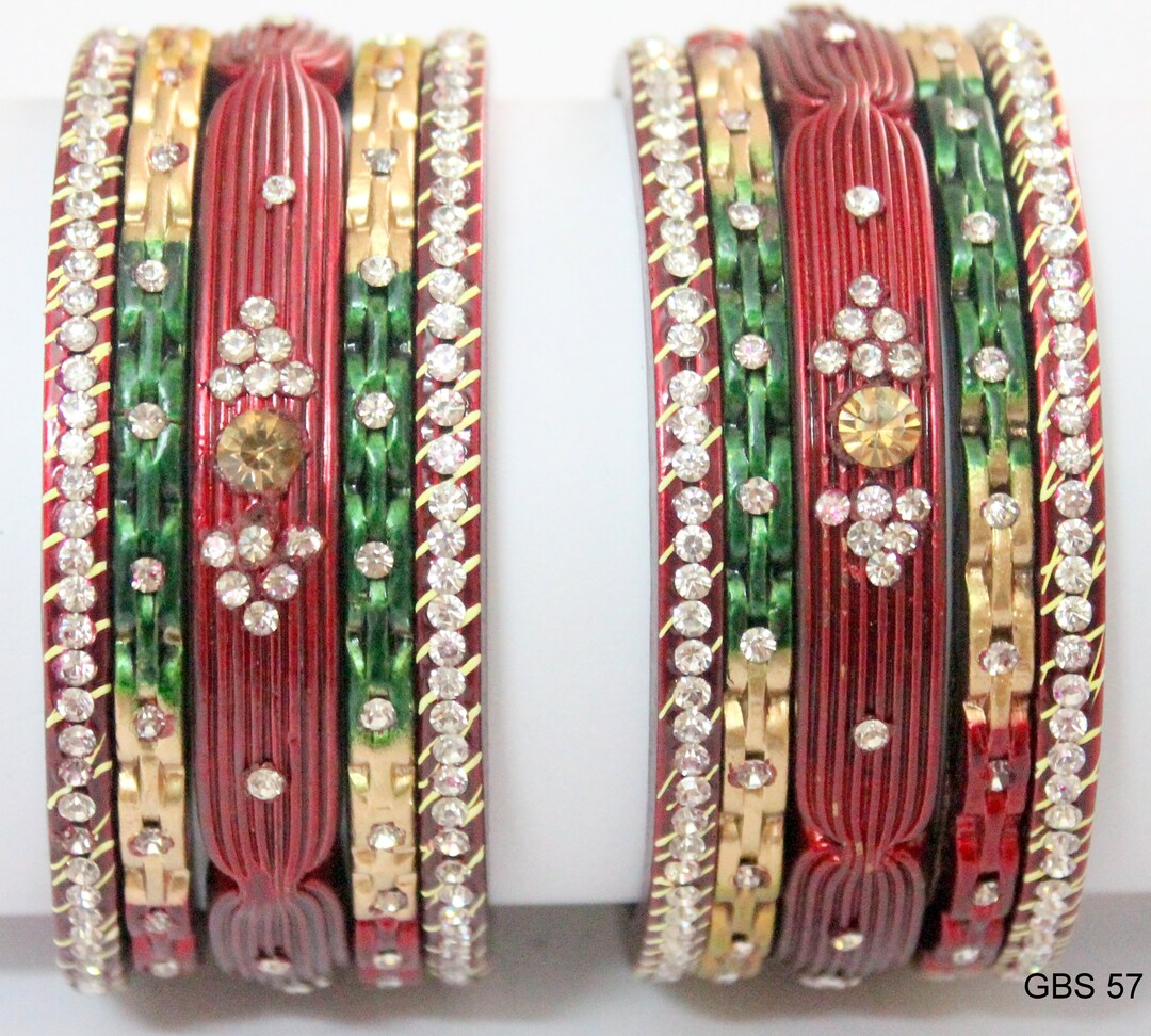 Set of 10 Lac Bangles Lakh Bangles Baby Shower Bangles Etsy UK