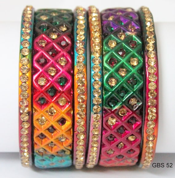 Set of 12 Lac Bangles Baby Shower Bangles Seemandham Bangles Etsy