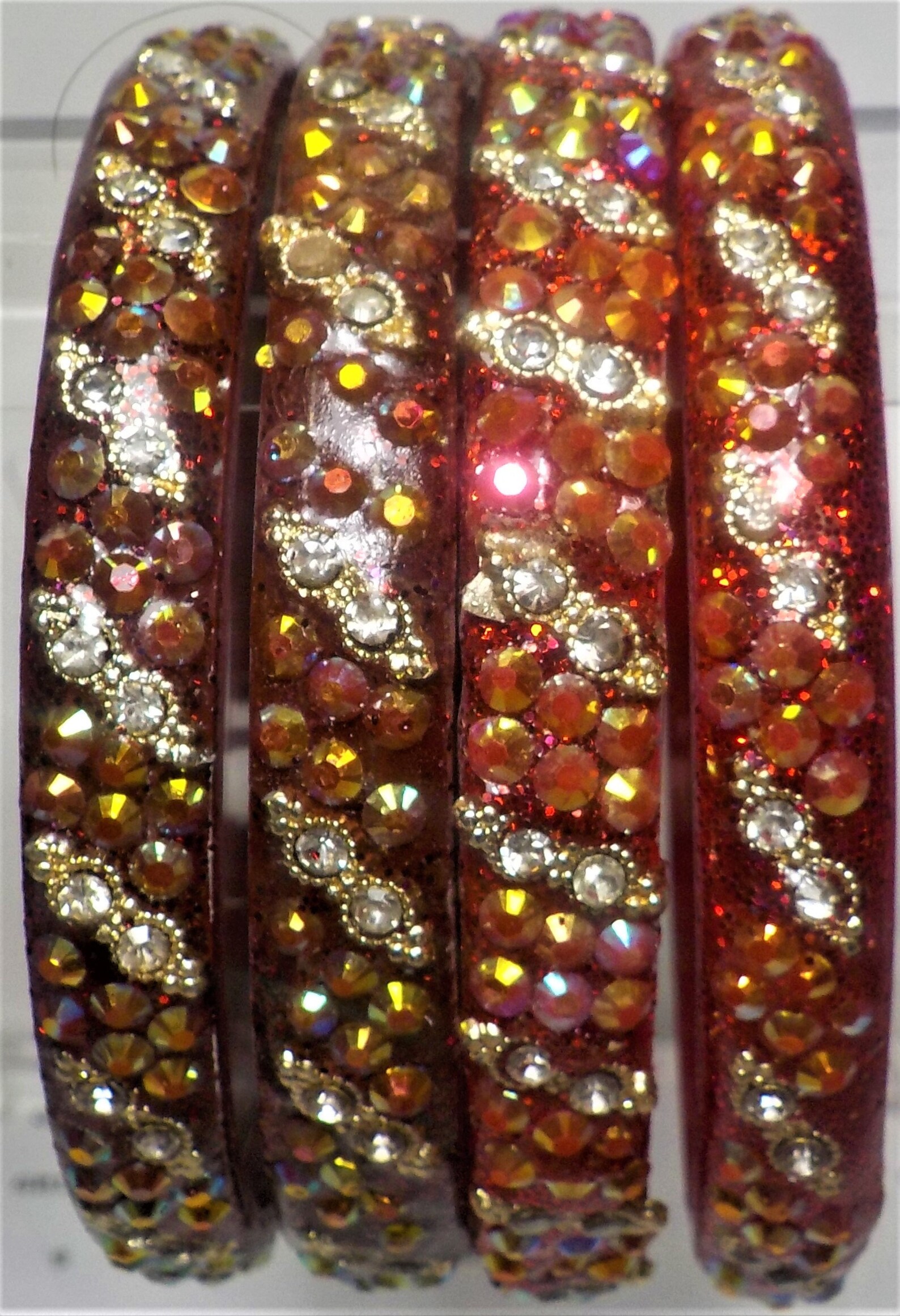 Set of 4 Glass Bangles Kanch Bangles Baby Shower Bangles Etsy