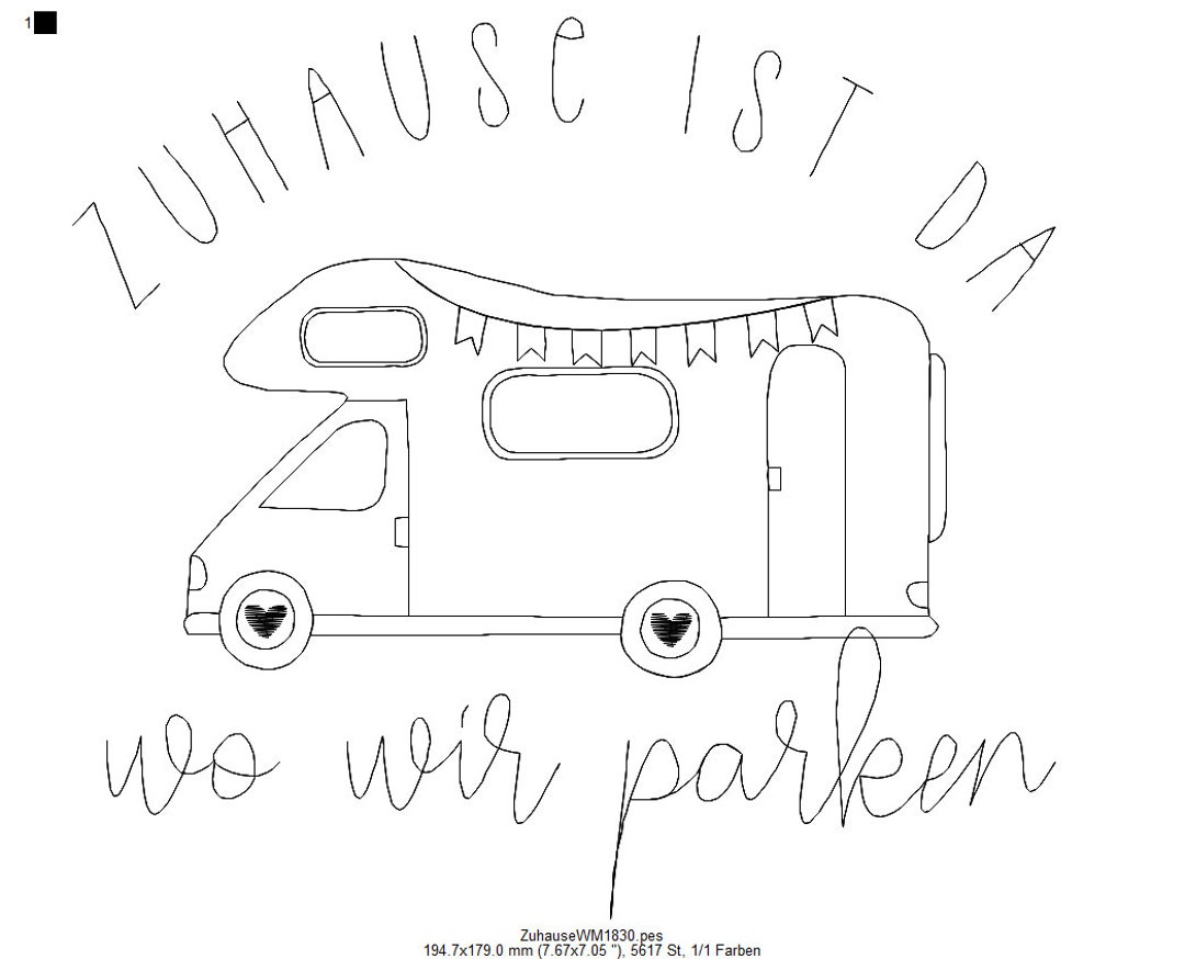 Zuhause Ist Da Wo Wir Parken www.etsy.com