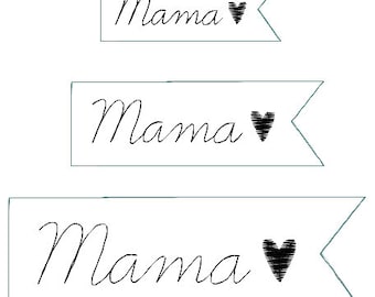 Flower stake Mom