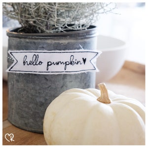 Banner hello pumpkin