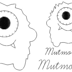 Mutmonster Doodle, 10x10