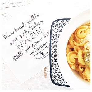 Pasta instead of worries