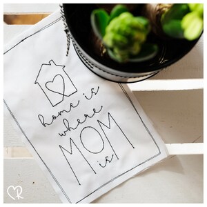 Home is where mom is, doodle, 10x10