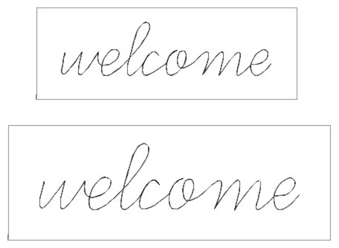 Welcome Sign - Etsy