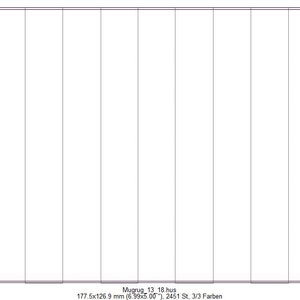 Mug Rug ITH blank, 13x18