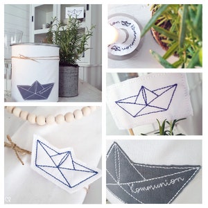 Christian Holidays Set Paper Boat