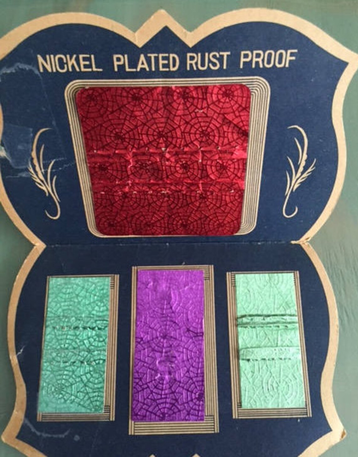 Vintage needle card 1940s Etsy