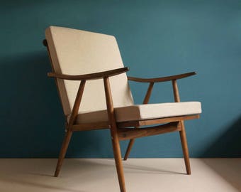 Vintage Armchair TON from Mid Century, Restored