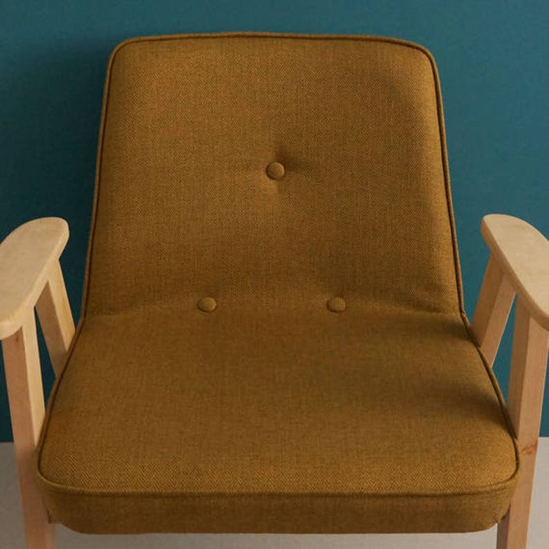 Vintage Armchair 366 Chierowski from Mid Century, Restored image 10