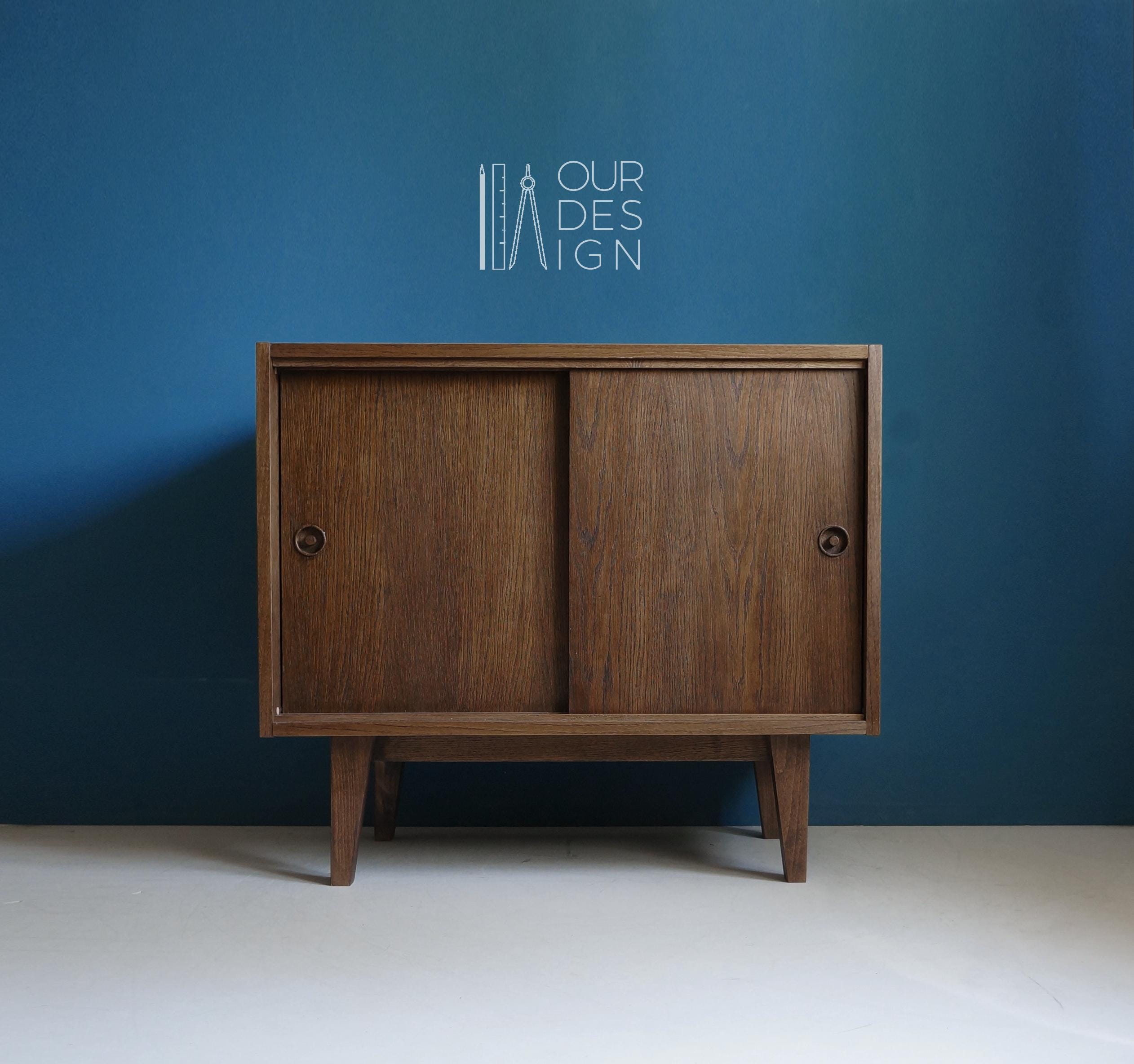 Mid-century Spaans eiken dressoir jaren 40 - Piet Jonker