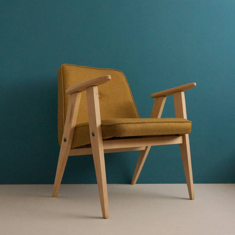 Vintage Armchair 366 Chierowski from Mid Century, Restored image 4
